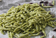 Strozzapreti al Pistacchio di Bronte con salsa alle mandorle 